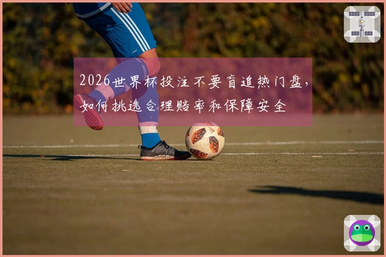2026世界杯投注不要盲追热门盘，如何挑选合理赔率和保障安全